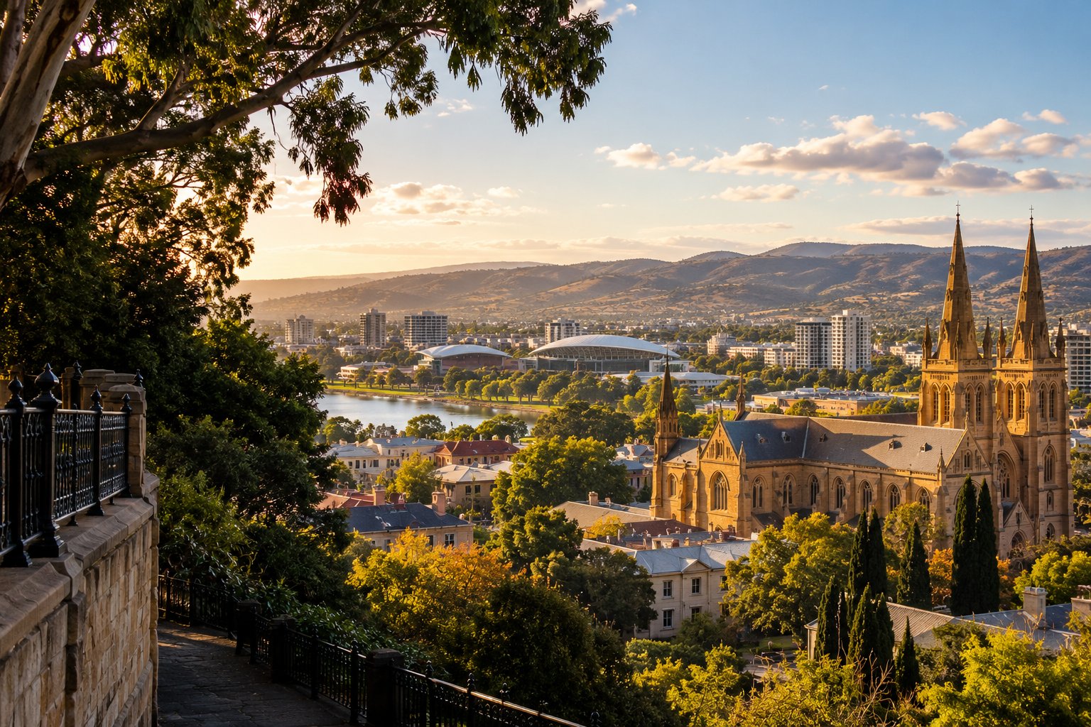 Illustrative scenic view of Inner West, Adelaide