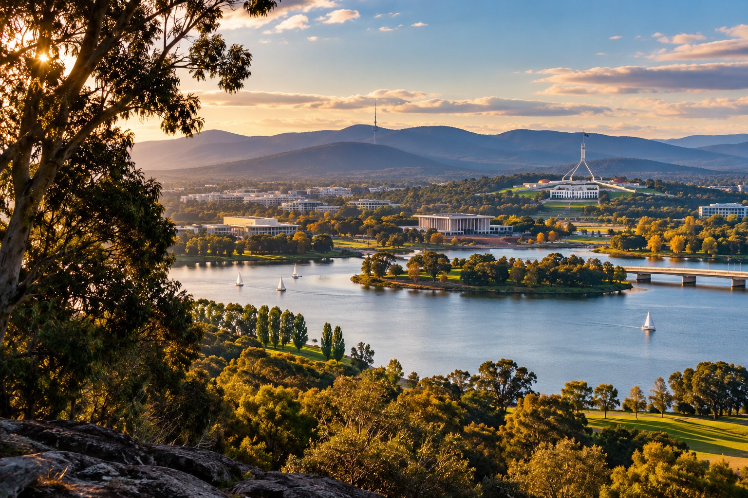 Illustrative scenic view of Canberra Central, Canberra