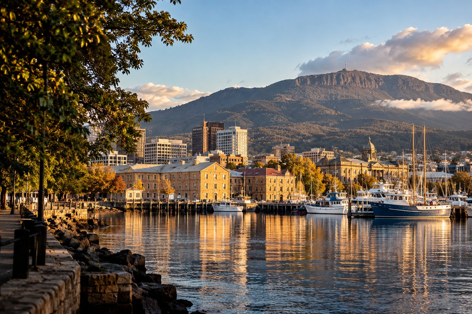 Illustrative scenic view of Hobart / TAS